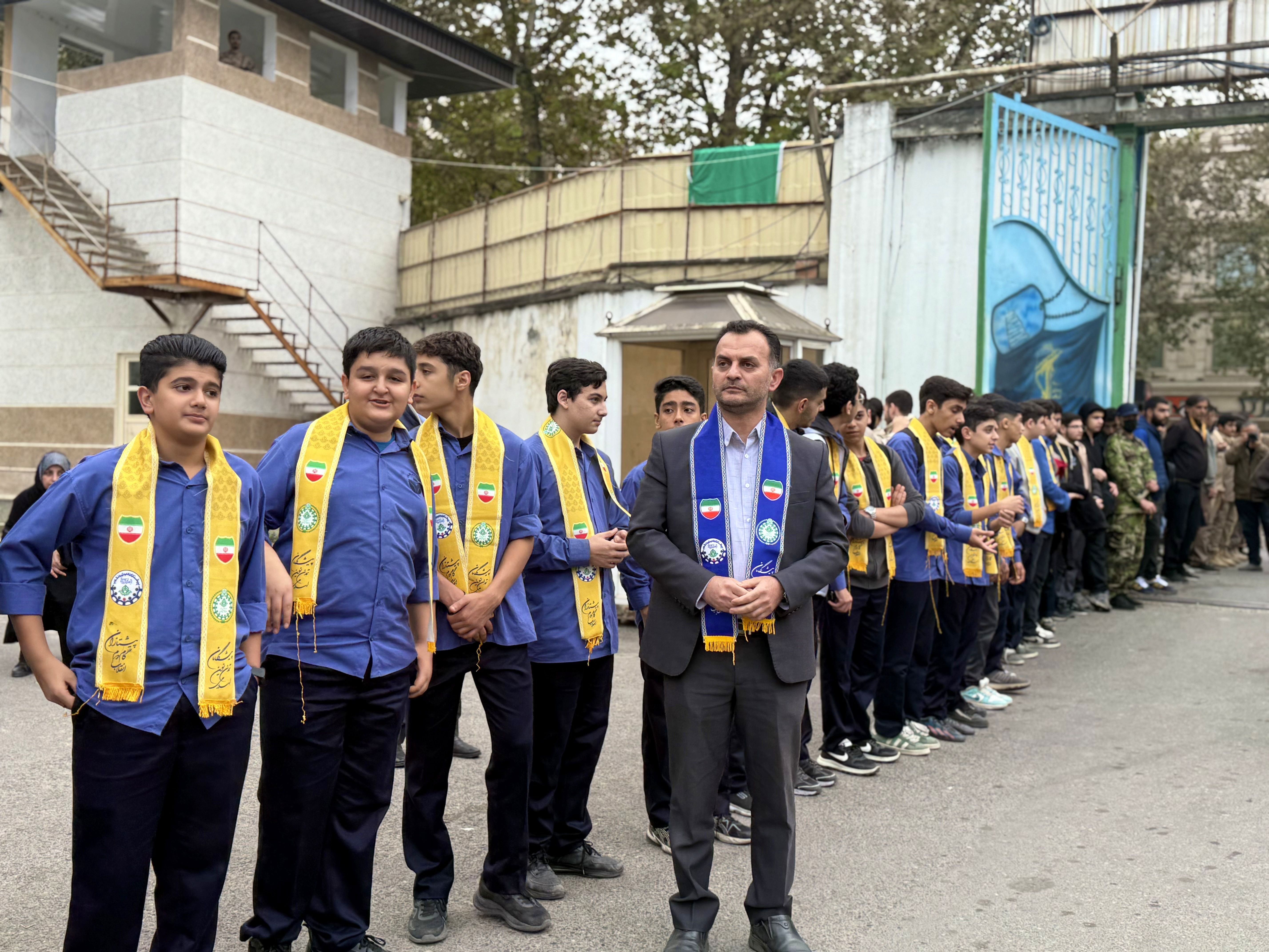  مراسم تشییع ۱۰ شهید گمنام در آمل