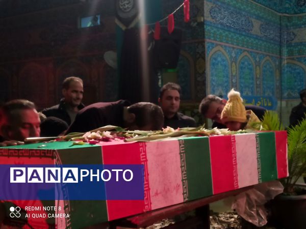 تشییع پیکر مطهر شهدای گمنام در سرار شهرستان برخوار