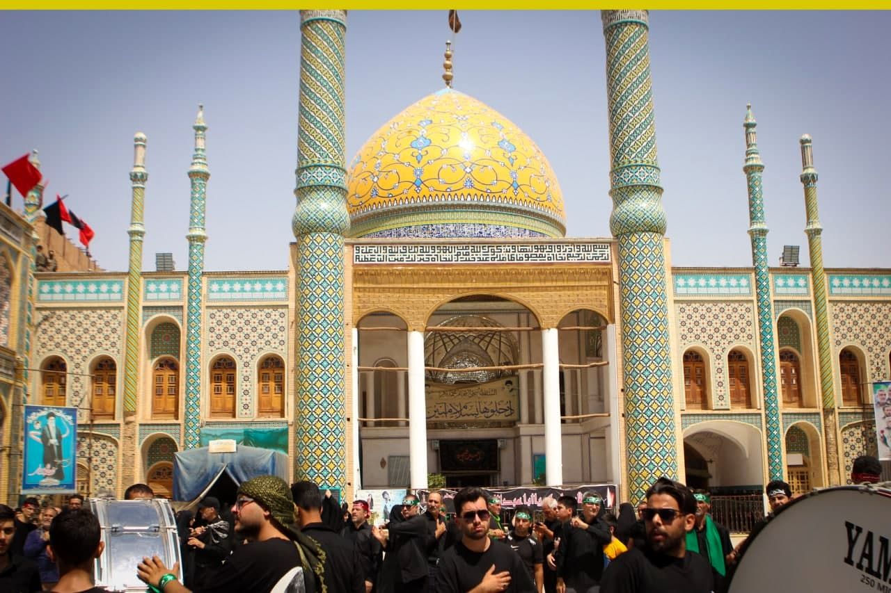 مراسم عاشورای حسینی در مشهد اردهال کاشان