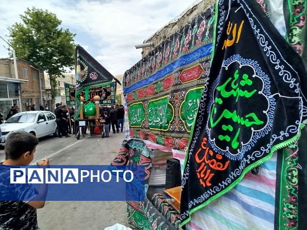 هیات عزاداری شهرستان هوراند در روز تاسوعا