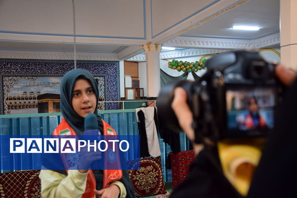 حضور دانش‌آموزان ناحیه یک کرج در نخستین روز اعتکاف دانش‌آموزی