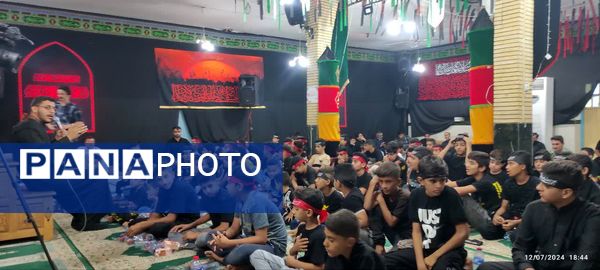 مراسم سوگواری «احلی من العسل» در شهرستان آبادان