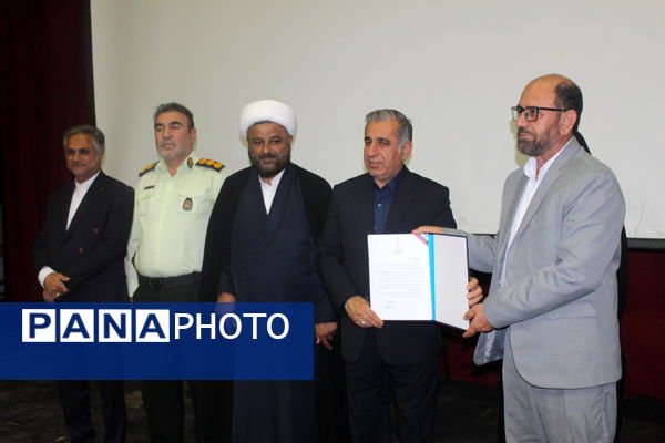 مراسم تودیع و معارفه فرماندار شهرستان فراشبند