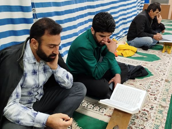 مراسم احیای نیمه شعبان در روستای ظفرآباد 