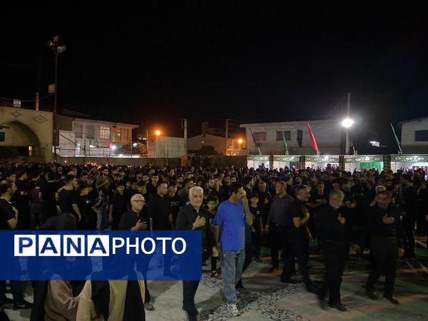 شام غریبان حسینی در گلوگاه 