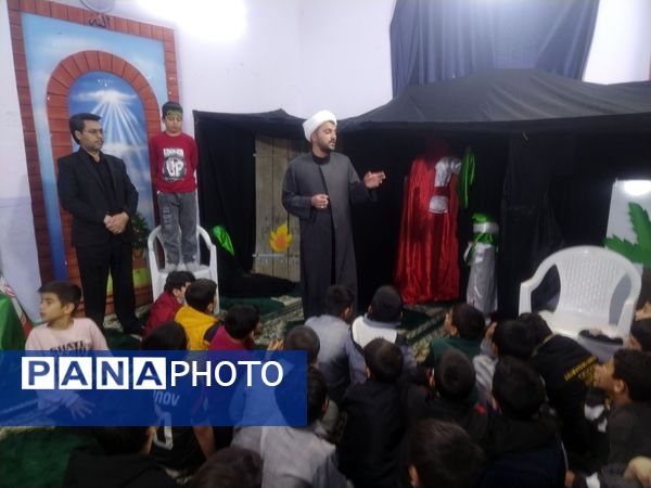 مراسم عزاداری حضرت زهرا (س) در دبستان پسرانه فضیلت 