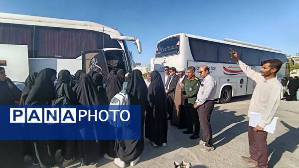 اعزام بیش از ۸۰ دانش‌آموز دختر از لیردف و جاسک به مناطق عملیاتی جنوب