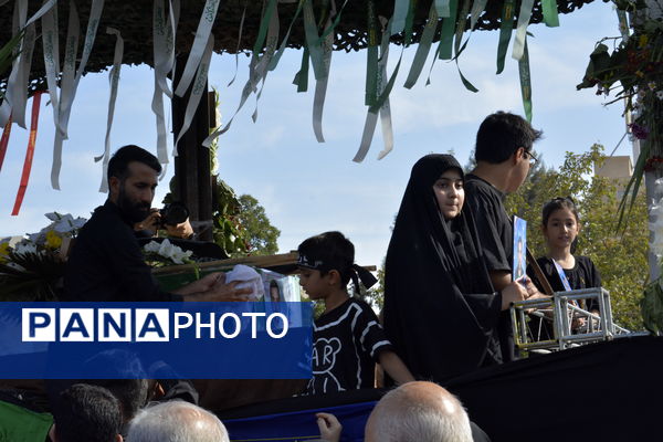 مراسم تشییع پیکر پاک شهید والامقام ابوالقاسم مهری در اسلامشهر