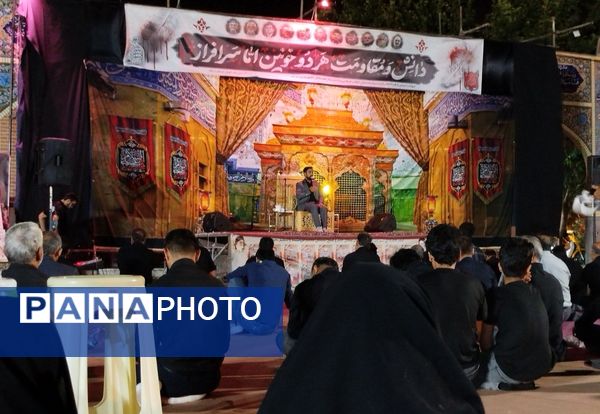 مراسم شب ششم  محرم در گلزار شهدای نیشابور