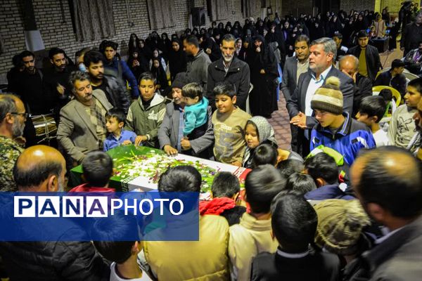 عطر پیکر مطهر شهید گمنام در جلگه رخ 