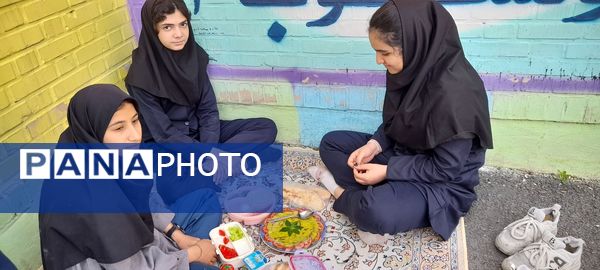 صبحانه سالم به مناسبت هفته سلامت در مدرسه ربابه هاشمیان یزدی شیروان