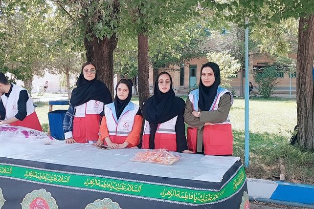 برپایی موکب در دانشگاه پیام نور مرکز بروجن