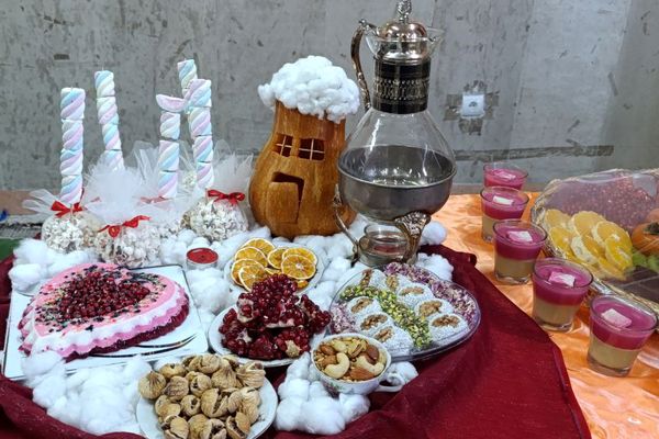 مراسم جشن یلدا در دبیرستان حضرت رقیه(س) ورامین