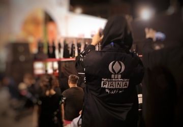 خیابان اربعین جلوه گر عاشقان حسین است