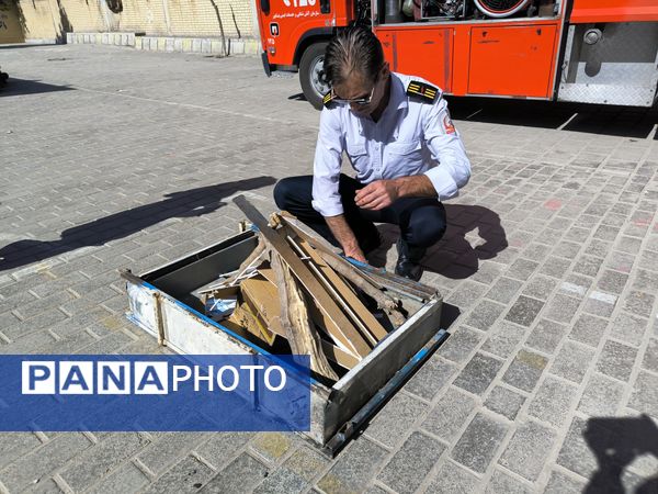 بزرگداشت روز آتش نشانی در دبستان شطیطه۲