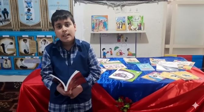 برگزاری نمایشگاه کتاب در دبستان ندای قرآن 