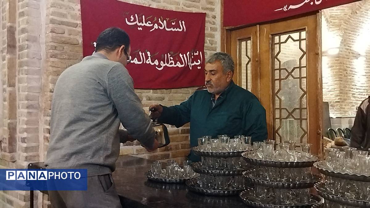 گذری بر چایخانه حضرت فاطمه زهرا در مسجد جامع نیشابور 