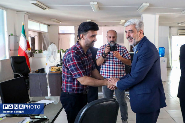 بازدید رئیس دانشگاه فرهنگیان و معاون نظارت سازمان ملی تعلیم و تربیت کودک کشور  از خبرگزاری پانا