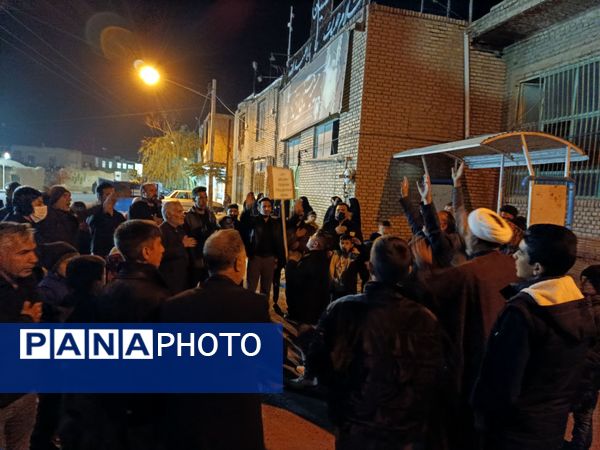 تشییع نمادین حضرت زهرا(س) در دهستان رزق‌آباد