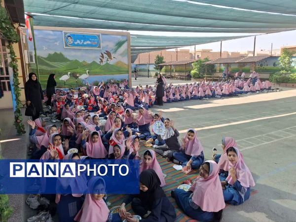 روز جهانی تخم‌مرغ در دبستان شهید هادی آریایی 