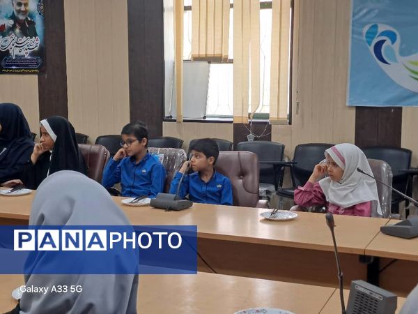 مراسم تقدیر از دانش‌‌آموزان فعال خبرگزاری پانا در میناب