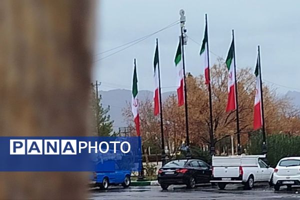 جلوه هایی از باران پاییزی در کاشمر