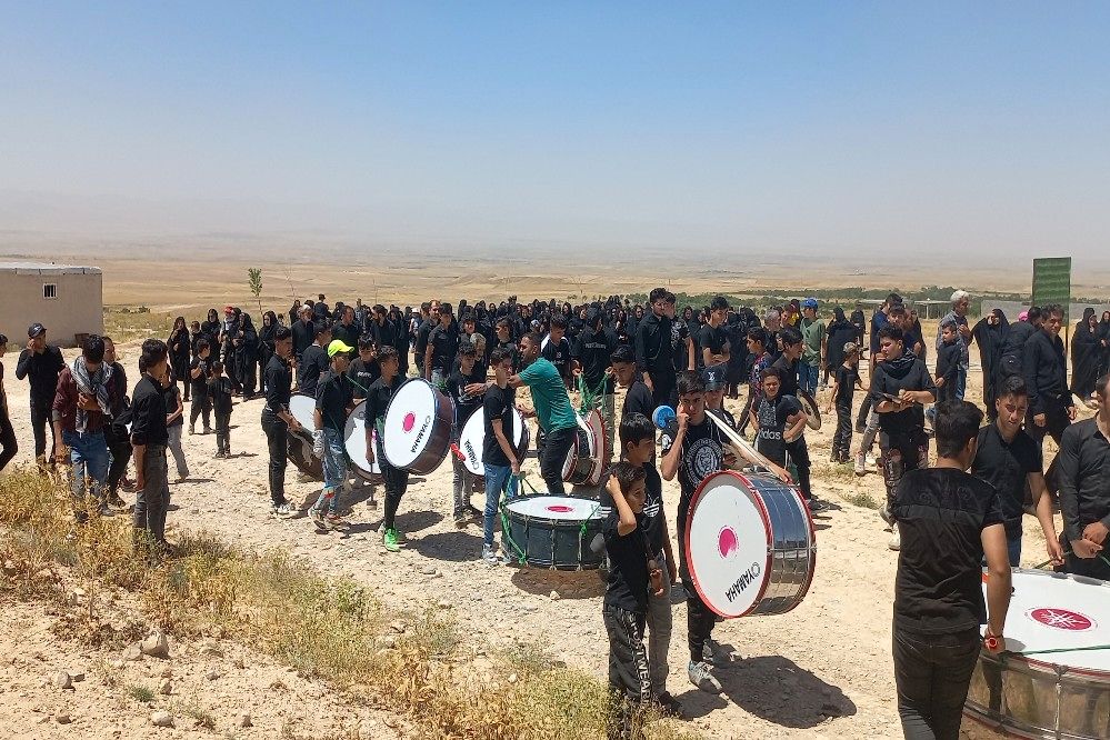 مراسم سوگواری سالار شهیدان حضرت اباعبدالله الحسین (ع) در روستای گزکوه 