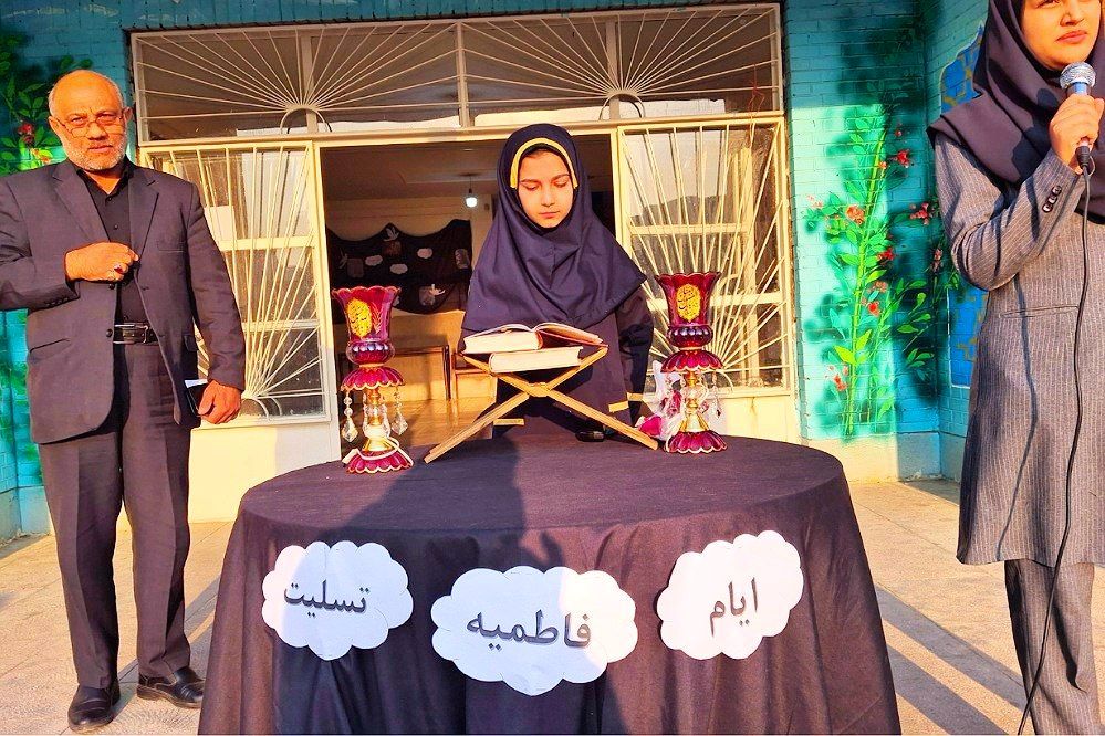 سوگواره فاطمی در دبیرستان بنت الهدی اسلامشهر 