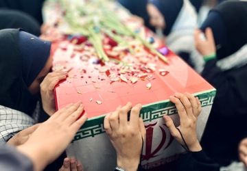 استقبال از شهید گمنام در دبیرستان حاج اصغر دهقانی 