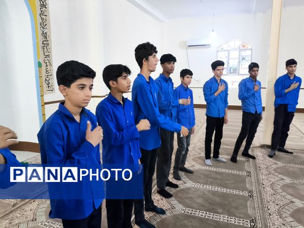 مراسم ایام فاطمیه دوم در مدارس سندرک