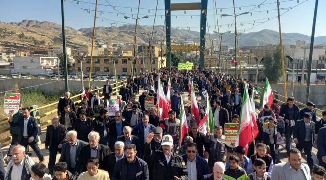 مردم هویزه ثانی حماسه‌آفرینی کردند؛ چهل و ششمین سالگرد پیروزی انقلاب اسلامی در پلدختر گرامی داشته شد