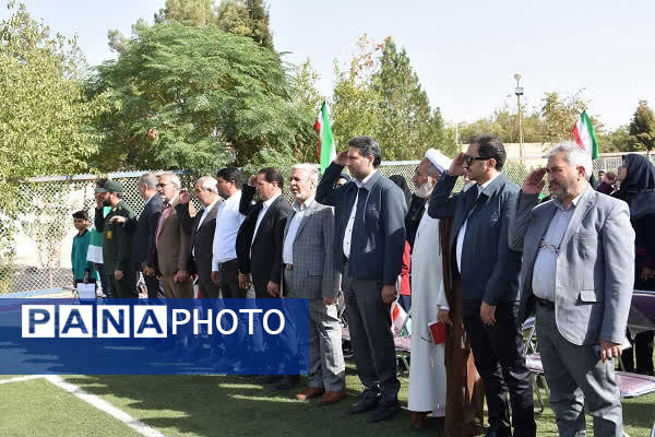 آیین زنگ «مهر و مقاومت» در مدارس شهرستان بهاباد