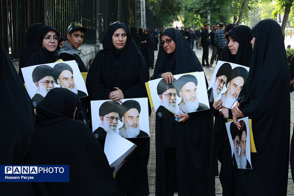 تشییع شهدای اقتدار در تهران