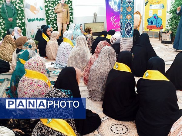 حضور پرشور دانش‌آموزان لرستانی در مراسم اعتکاف 