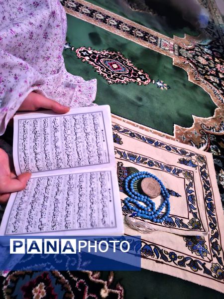 مراسم اعتکاف دانش آموزی آموزشگاه مریم سنگان شهرستان رشتخوار