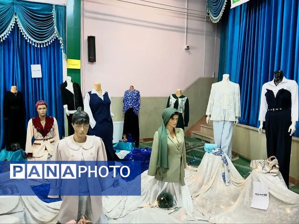 نمایشگاه هنر در دبیرستان دخترانه نور دانش