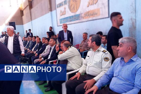 برگزاری مسابقات کشتی فرنگی نونهالان کهگیلویه و بویراحمد در باشت 