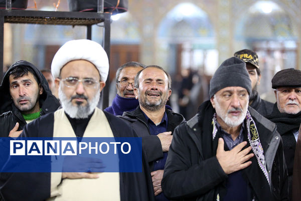 مراسم عزاداری سالروز شهادت امام هادی(ع) در حرم حضرت معصومه(س)