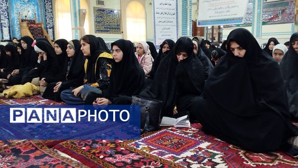 بدرقه دانش‌آموزان معتکف در شهرستان هوراند