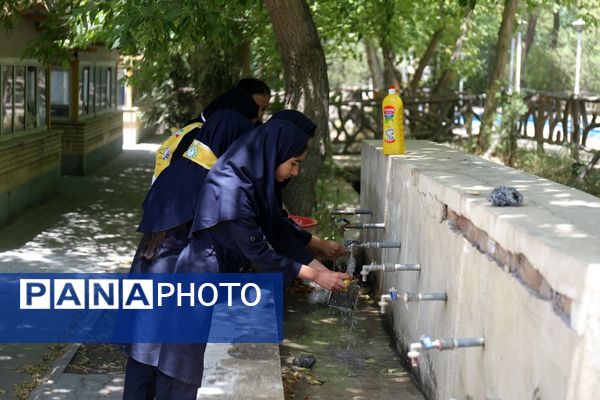 پیش اردوی ملی پیشتازان دختر سازمان دانش‌آموزی آذربایجان شرقی
