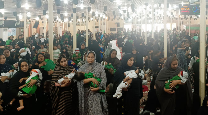 همایش بزرگ شیرخوارگان حسینی در قشم 
