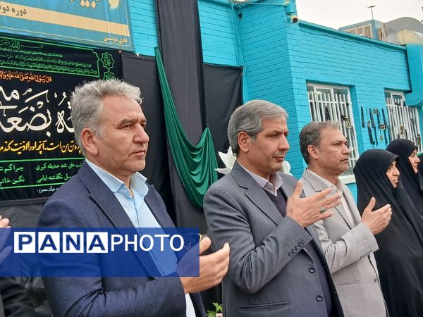 مراسم شهادت حضرت ام البنین در دبیرستان فاطمیه 