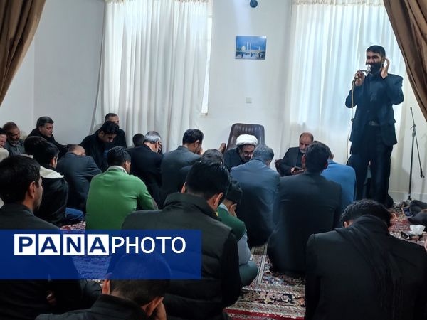 مراسم دعا ندبه هم زمان با ایام فاطمیه در شهرستان خلیل‌آباد