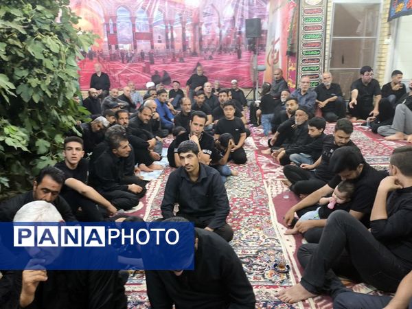 مراسم عزاداری و روضه خوانی عاشورا در شهر حسن آباد جرقویه