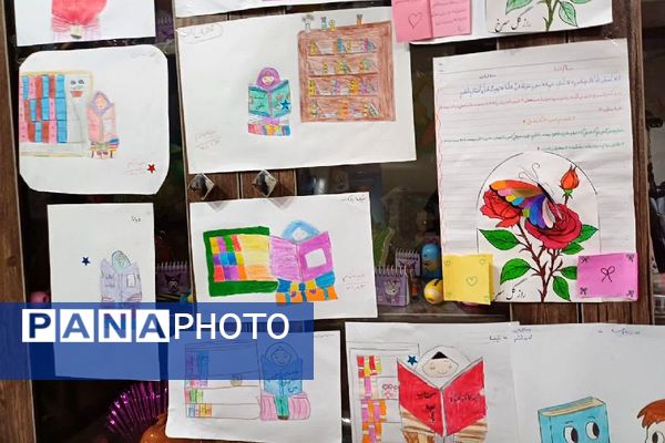 زنگ تفریح در دبستان سارا شهرستان ملارد با کتاب شیرین‌تر شد