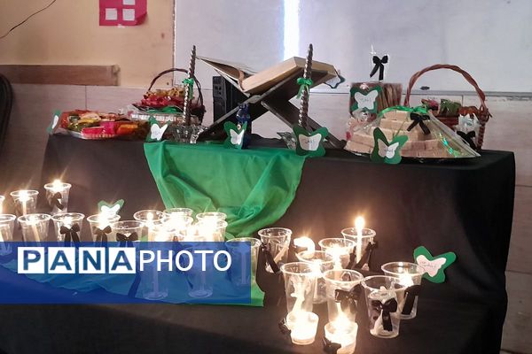 طنین نوای عشق و عزا؛ مراسم عزاداری دهه دوم فاطمیه در مدارس بهارستان‌دو