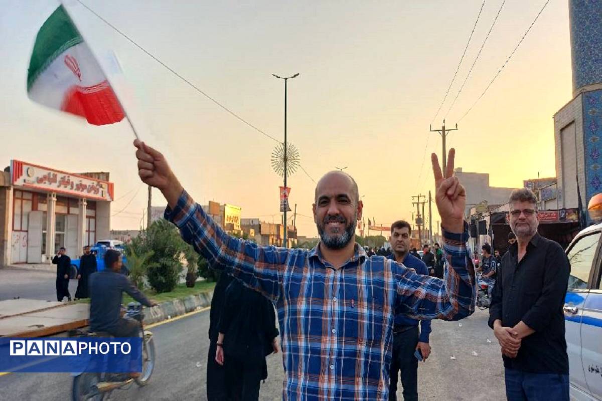 خروش کاروان پیاده‌روی یکصدهزار نفری «مشایه اهواز» 