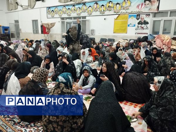 مراسم اعتکاف در مسجد روستای مهدی آباد خلیل آباد