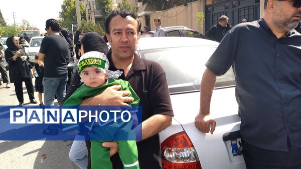 مردم روستای «هیو» در مراسم باشکوه عزاداری تاسوعا شرکت کردند