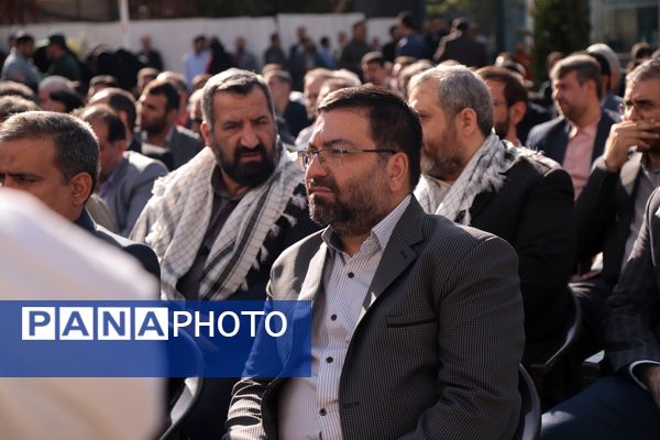 صبحگاه مشترک بسیج فرهنگیان اداره‌‌کل آموزش و پرورش شهر تهران 